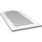 Ekena Millwork Octagonal Top Surface Mount PVC Gable Vent w/ 3-1/2"W x 1"P Standard Frame, 20"W x 42"H GVPOT20X4201SN - alternate 3
